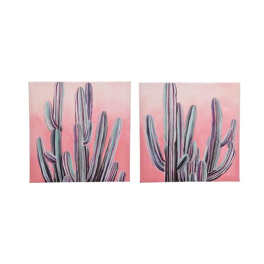 Assorted Cactus Wall Canvas by Ashland&#xAE;, 1pc.